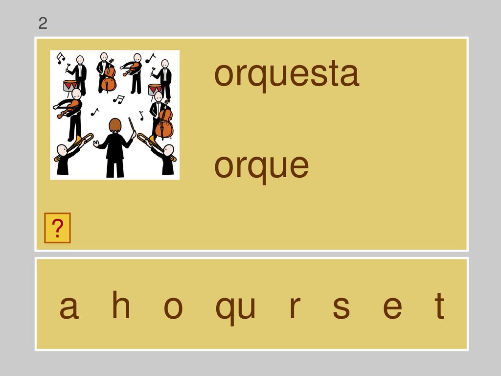2 orquesta orque a h o qu r s e t