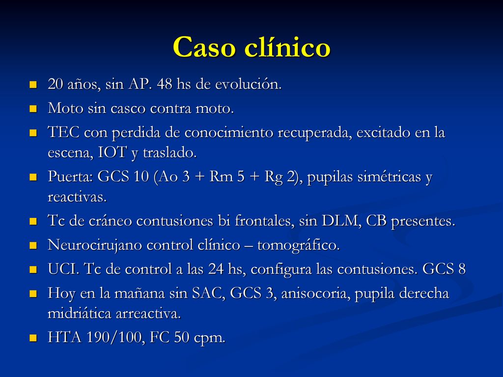 Caso clínico 20 años, sin AP. 48 hs de evolución.