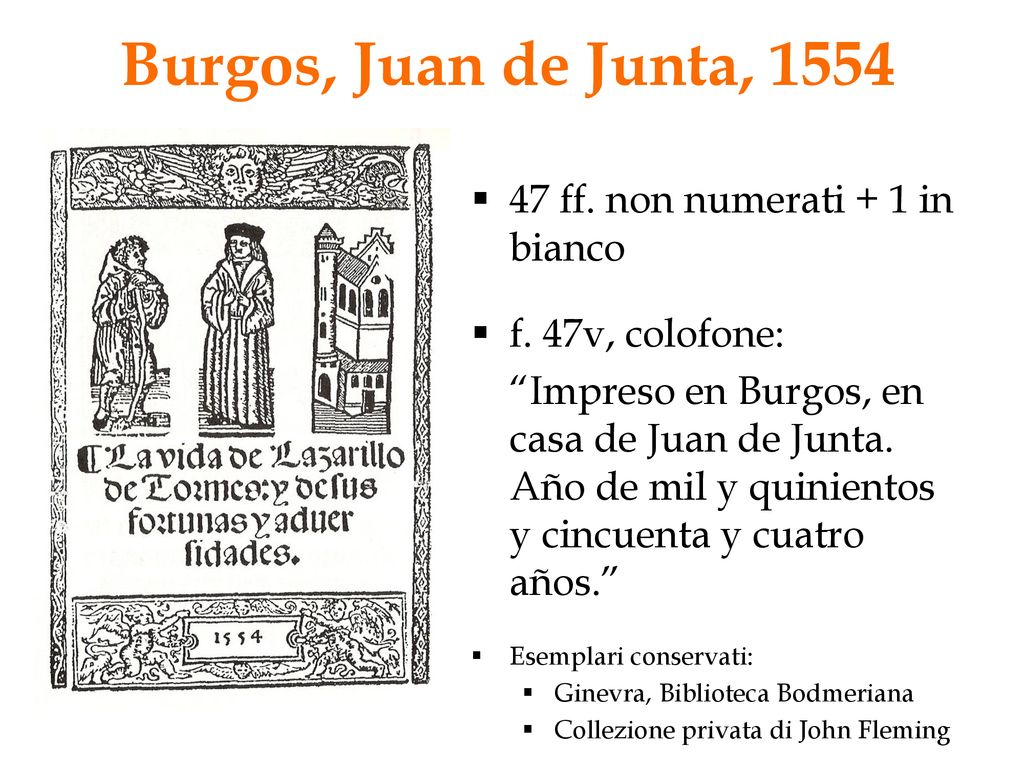 Burgos, Juan de Junta, ff. non numerati + 1 in bianco