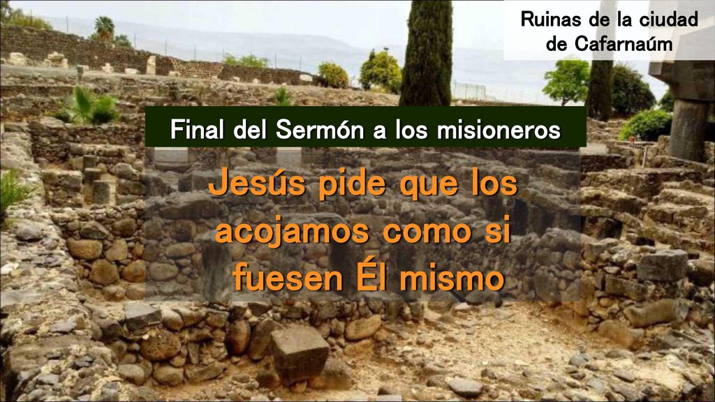 Jesús pide que los acojamos como si fuesen Él mismo