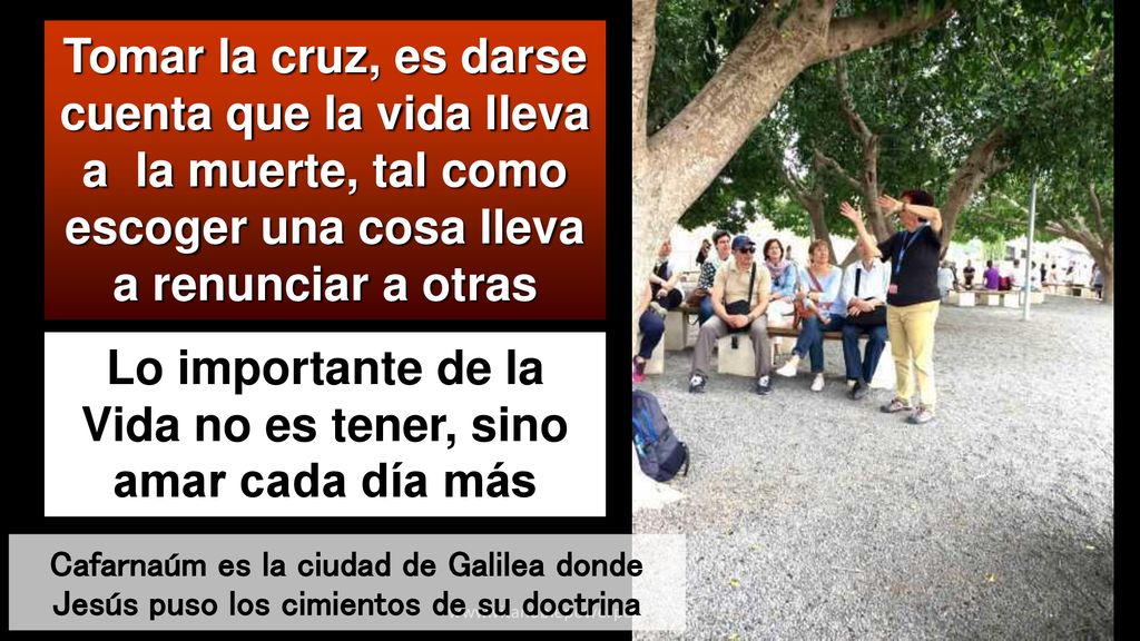 Lo importante de la Vida no es tener, sino amar cada día más