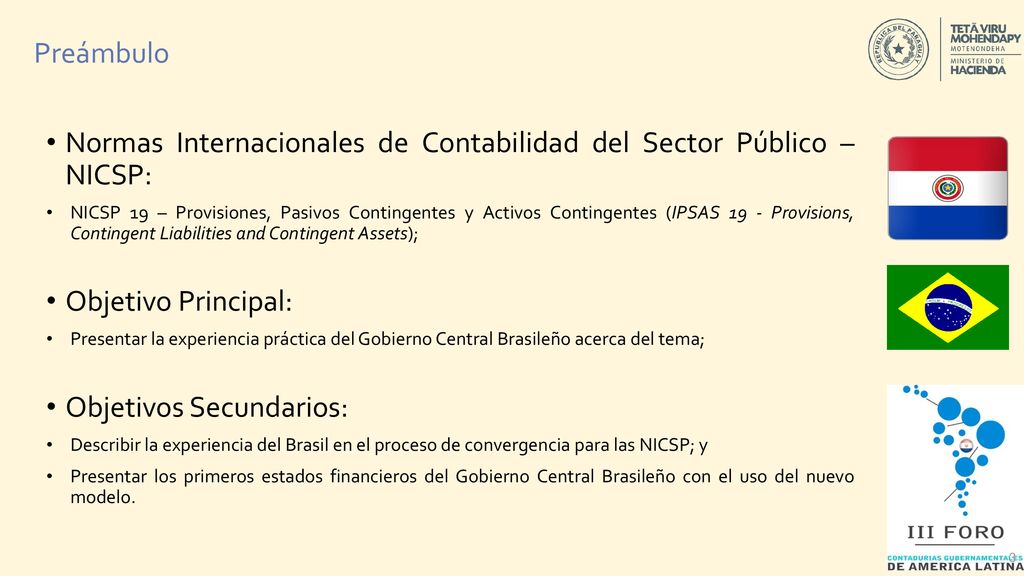 Normas Internacionales de Contabilidad del Sector Público – NICSP: