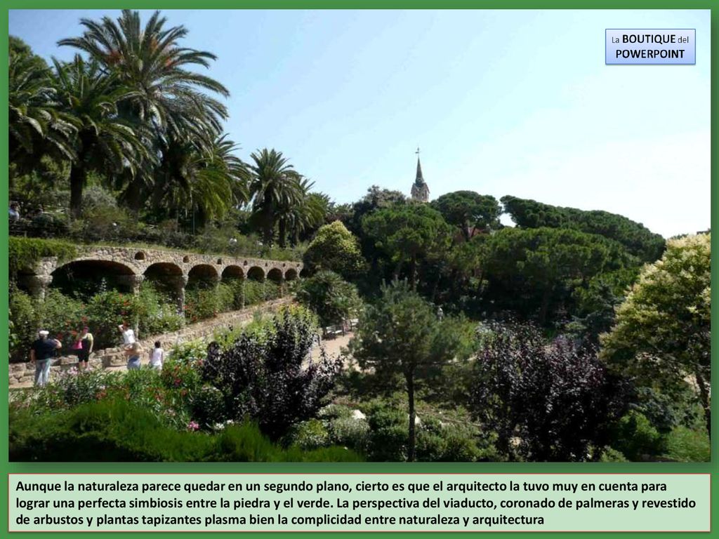 Aunque la naturaleza parece quedar en un segundo plano, cierto es que el arquitecto la tuvo muy en cuenta para lograr una perfecta simbiosis entre la piedra y el verde.