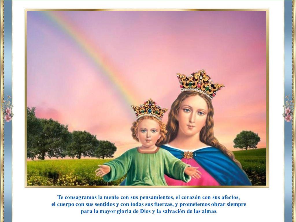 para la mayor gloria de Dios y la salvación de las almas.