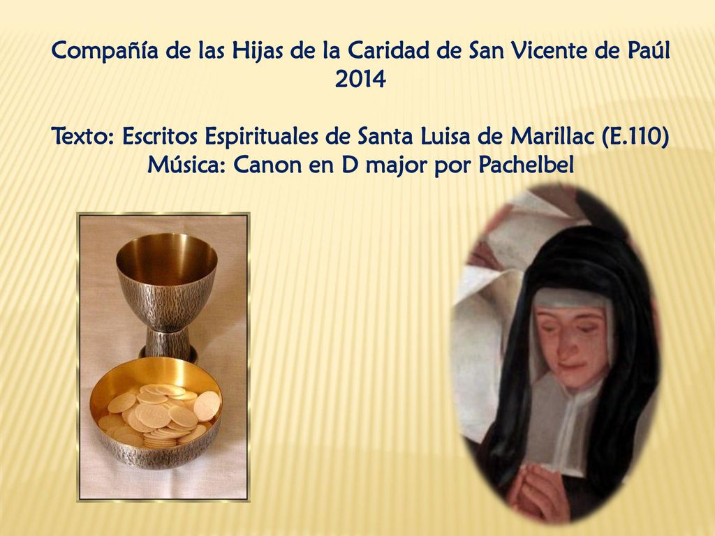 Compañía de las Hijas de la Caridad de San Vicente de Paúl 2014