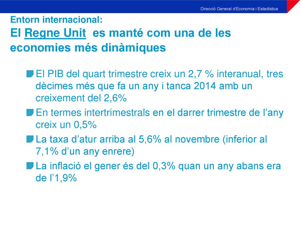 La inflació el gener és del 0,3% quan un any abans era de l’1,9%