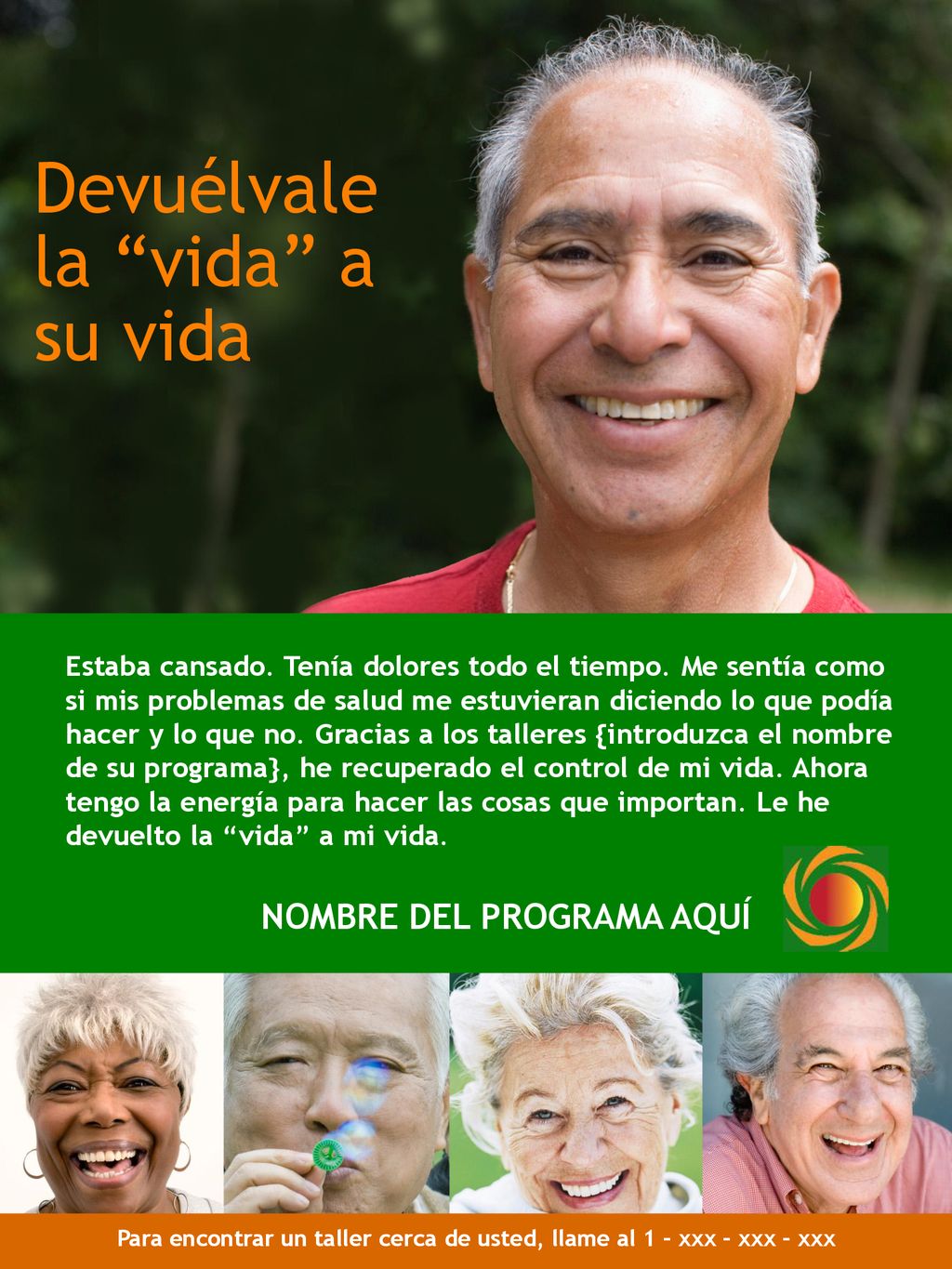 Para encontrar un taller cerca de usted, llame al 1 – xxx – xxx – xxx