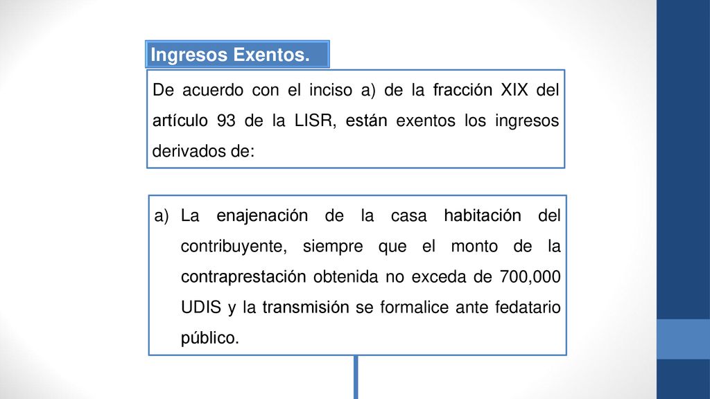 Ingresos Exentos. De acuerdo con el inciso a) de la fracción XIX del artículo 93 de la LISR, están exentos los ingresos derivados de: