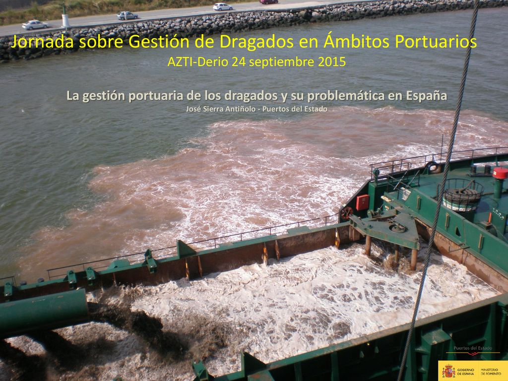 Jornada sobre Gestión de Dragados en Ámbitos Portuarios