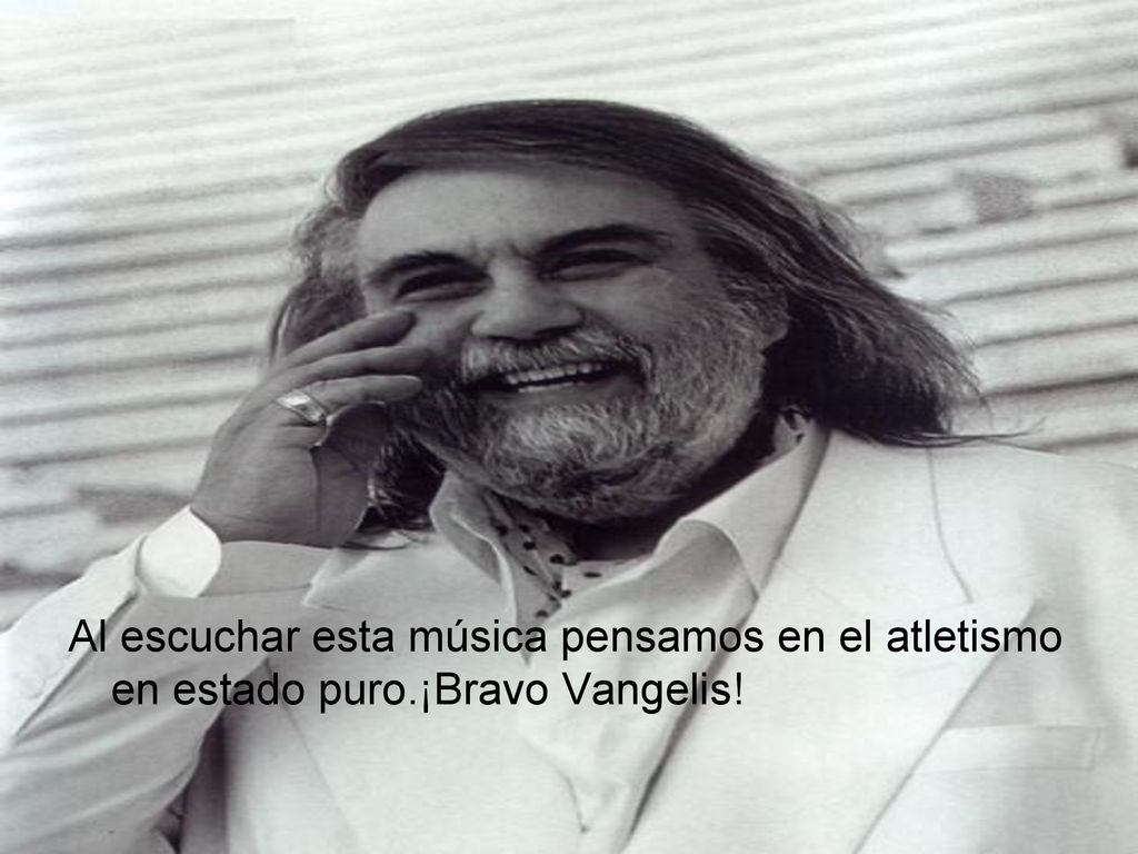 Al escuchar esta música pensamos en el atletismo en estado puro