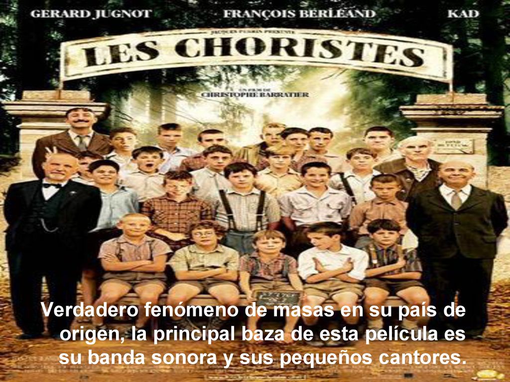 Verdadero fenómeno de masas en su país de origen, la principal baza de esta película es su banda sonora y sus pequeños cantores.