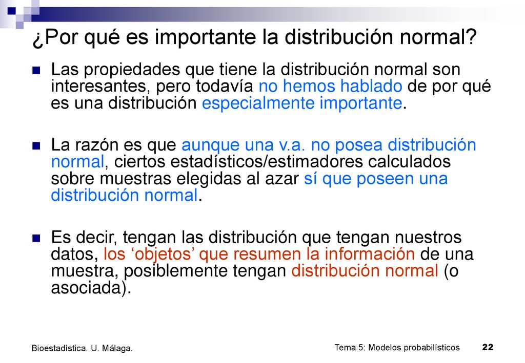 ¿Por qué es importante la distribución normal