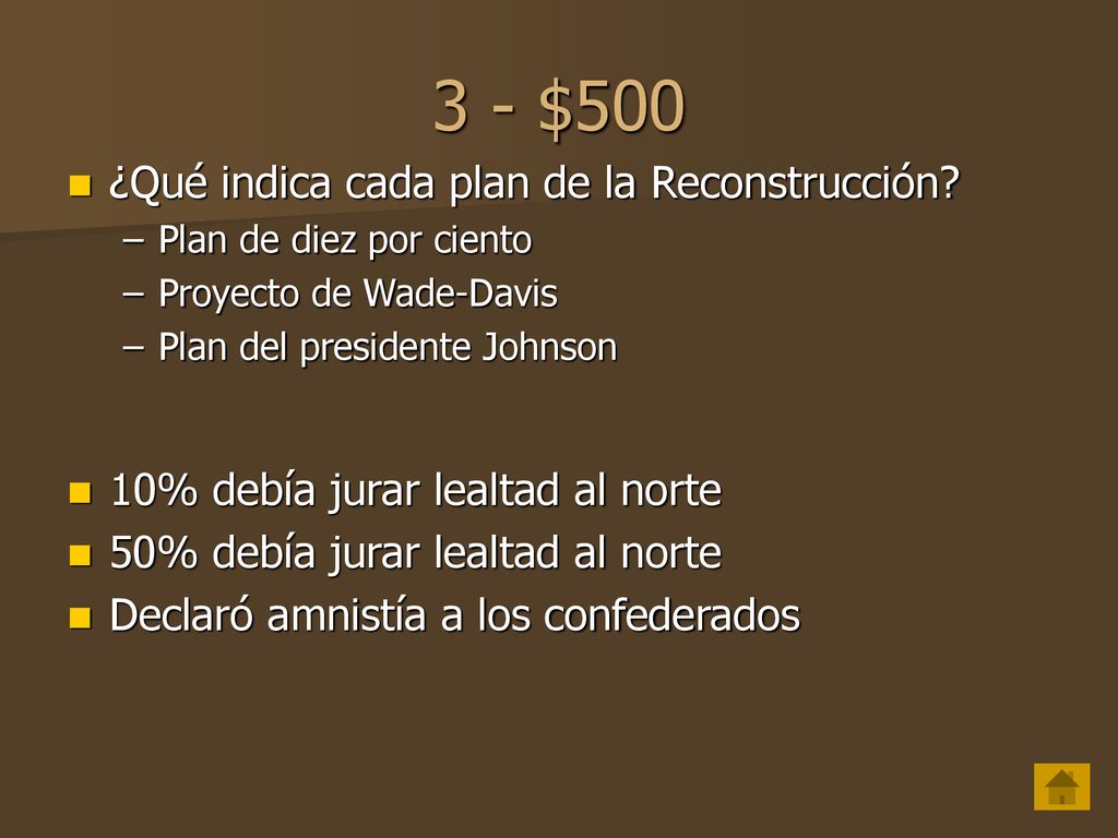 3 - $500 ¿Qué indica cada plan de la Reconstrucción