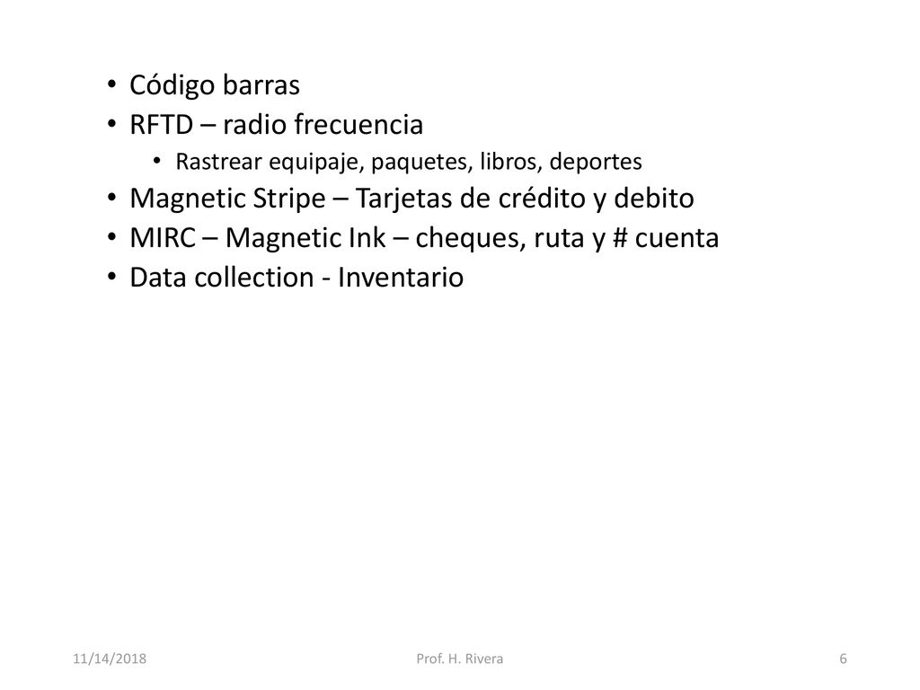 RFTD – radio frecuencia Magnetic Stripe – Tarjetas de crédito y debito