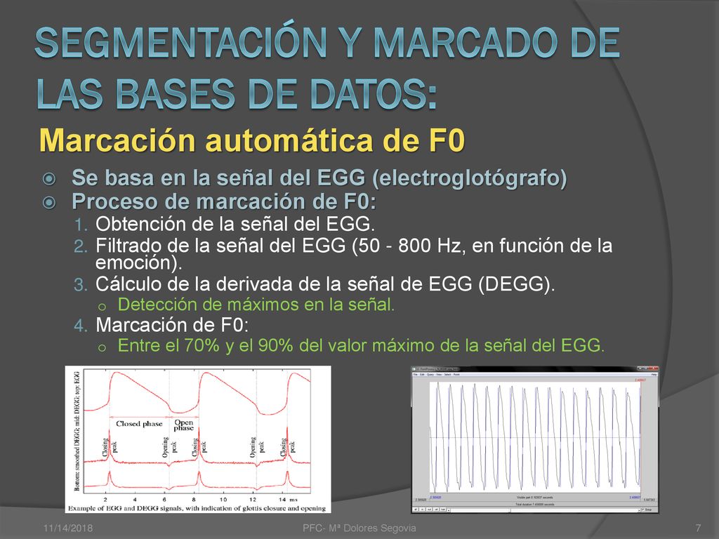 Segmentación y marcado de las bases de datos: