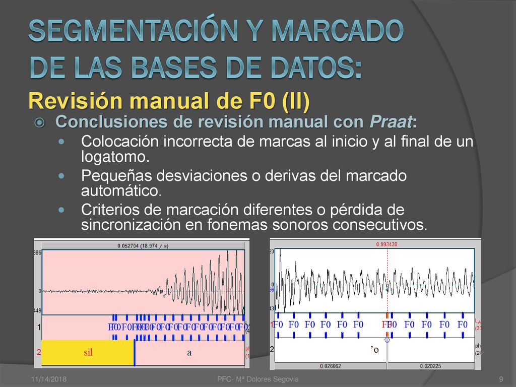 Segmentación y marcado de las bases de datos: