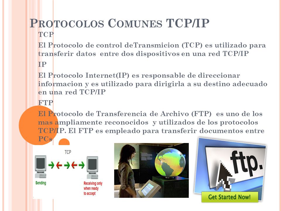 Protocolos Comunes TCP/IP