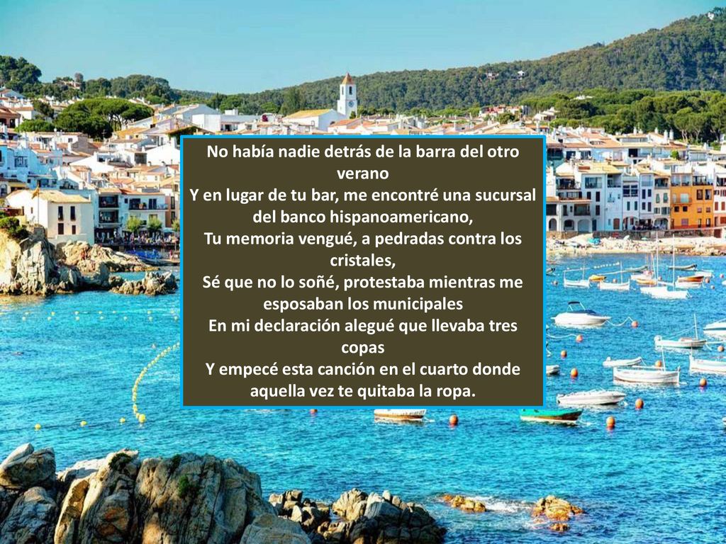 No había nadie detrás de la barra del otro verano