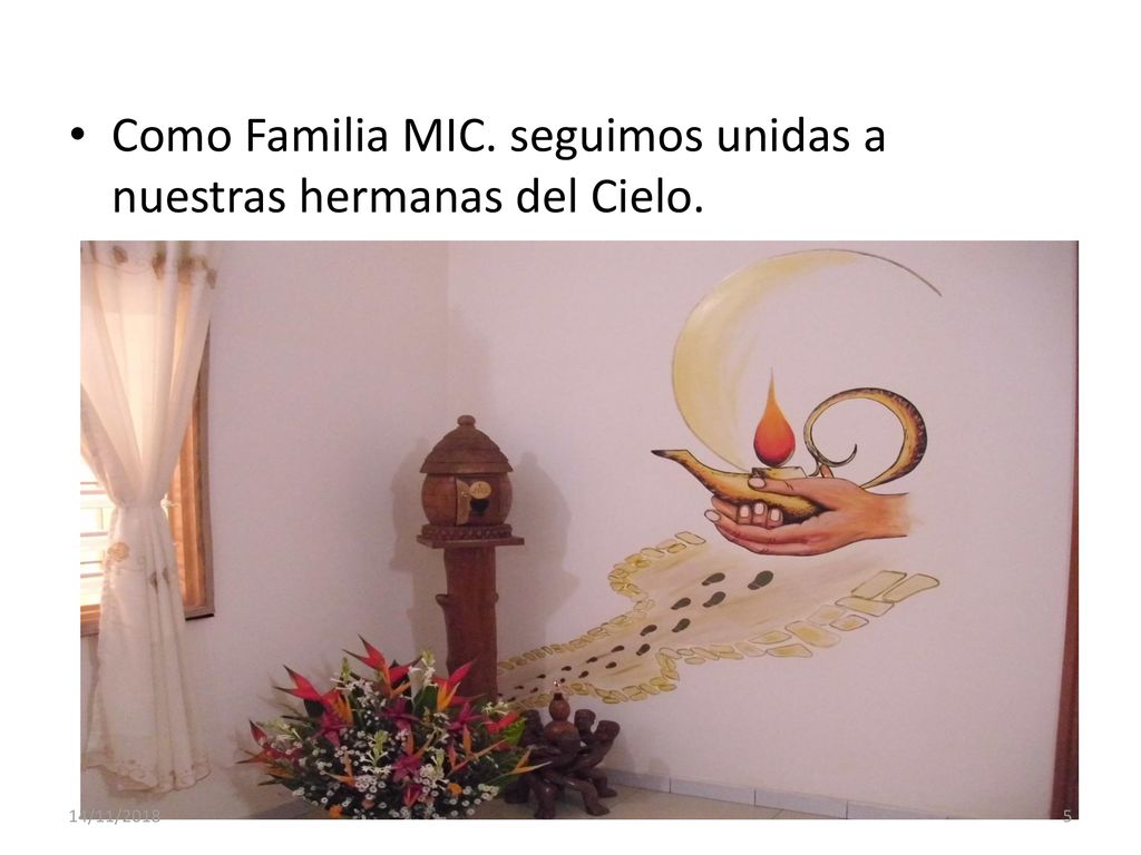 Como Familia MIC. seguimos unidas a nuestras hermanas del Cielo.
