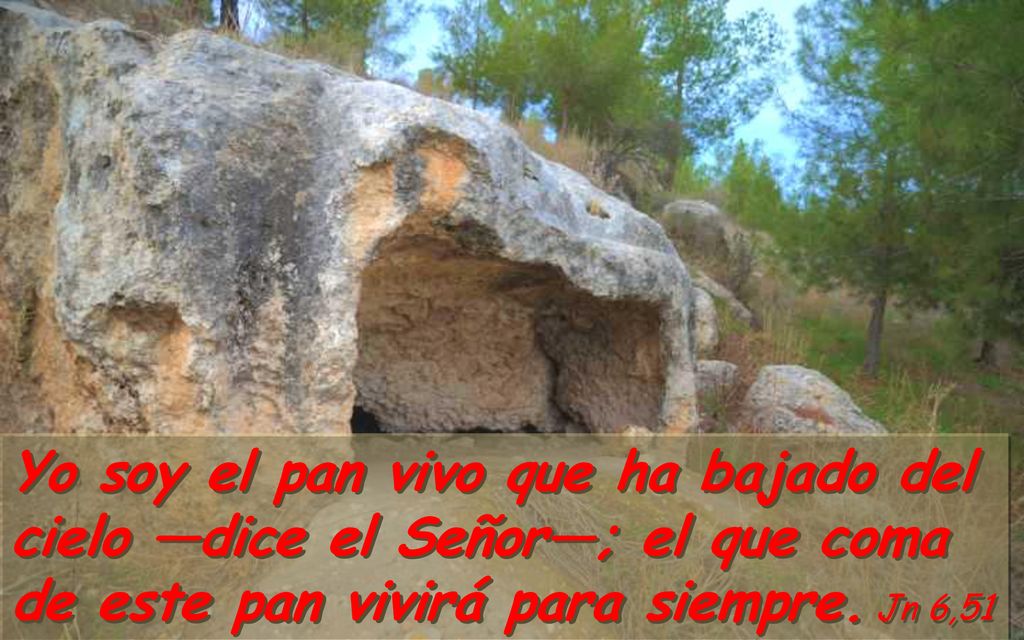 Yo soy el pan vivo que ha bajado del cielo —dice el Señor—; el que coma de este pan vivirá para siempre.