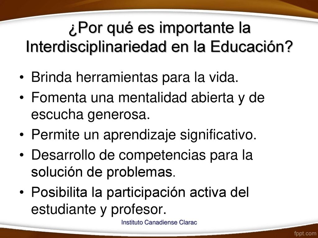¿Por qué es importante la Interdisciplinariedad en la Educación