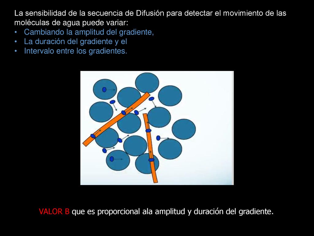Cambiando la amplitud del gradiente, La duración del gradiente y el