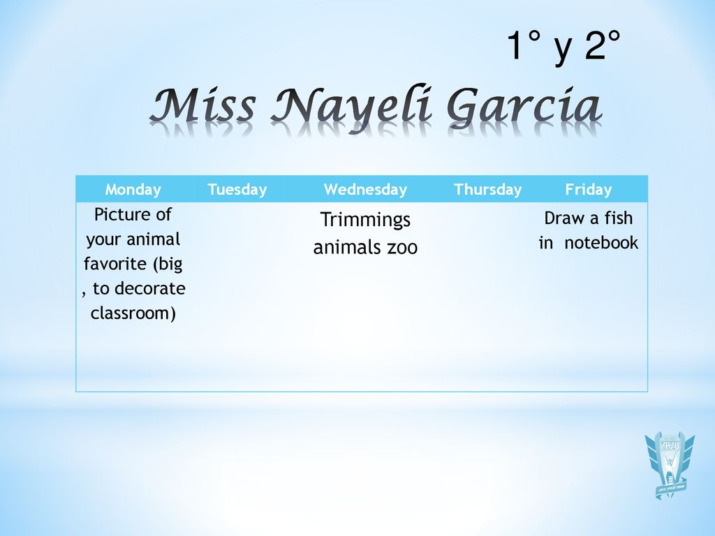 Picture of your animal favorite (big , to decorate classroom)