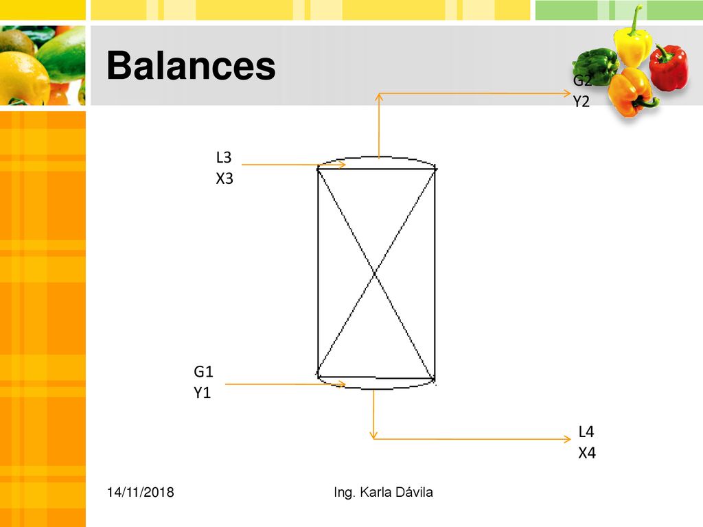 Balances G2 Y2 L3 X3 G1 Y1 L4 X4 14/11/2018 Ing. Karla Dávila
