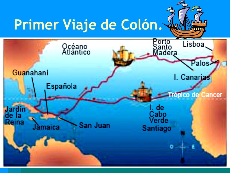 Primer Viaje de Colón.