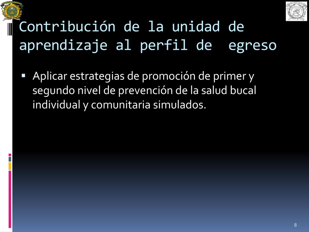 Contribución de la unidad de aprendizaje al perfil de egreso