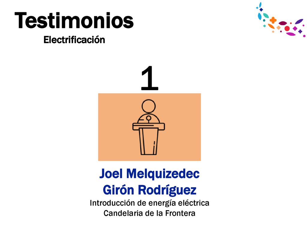 1 1 Testimonios Joel Melquizedec Girón Rodríguez Reina Griselda Mejía