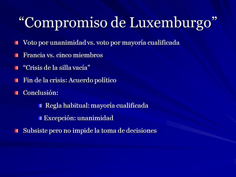 Compromiso de Luxemburgo