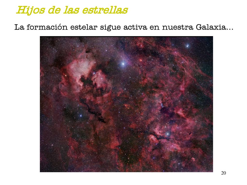 Hijos de las estrellas La formación estelar sigue activa en nuestra Galaxia...