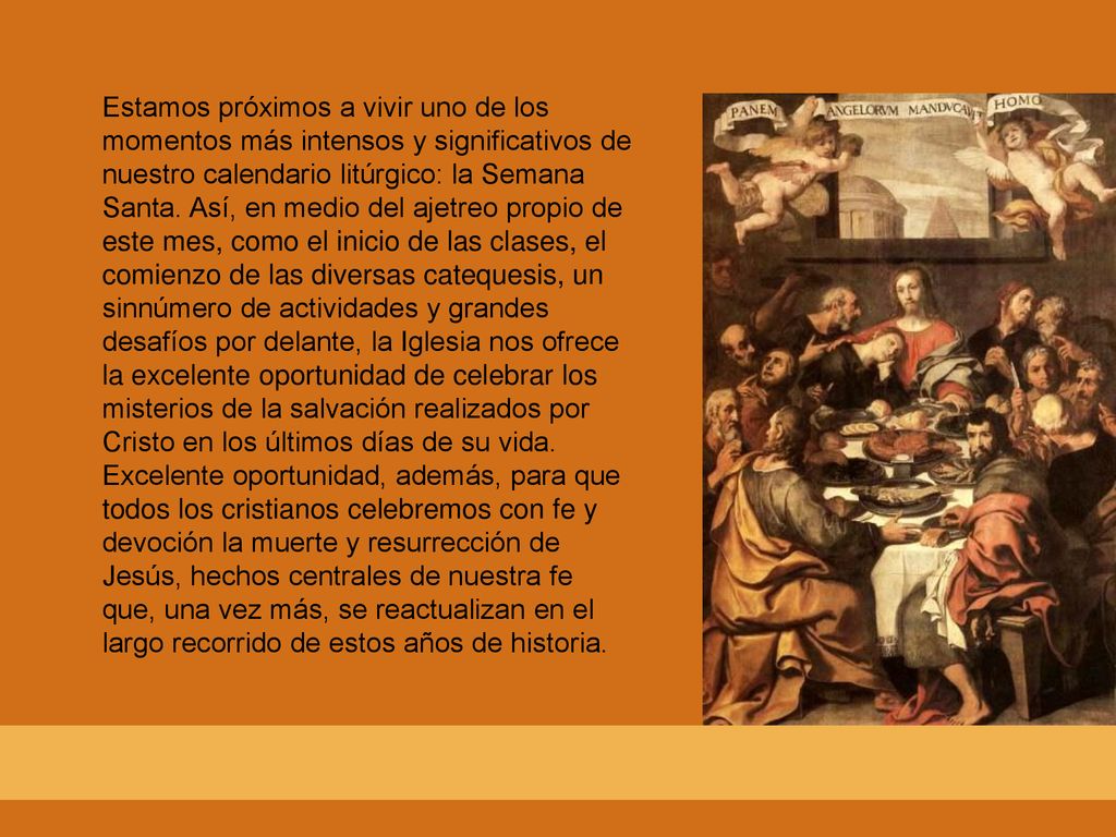 Estamos próximos a vivir uno de los momentos más intensos y significativos de nuestro calendario litúrgico: la Semana Santa.