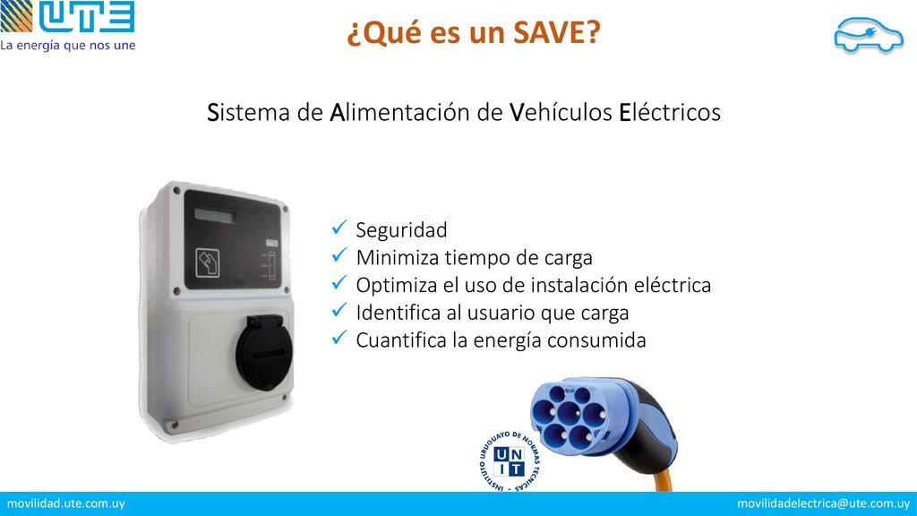 ¿Qué es un SAVE Sistema de Alimentación de Vehículos Eléctricos