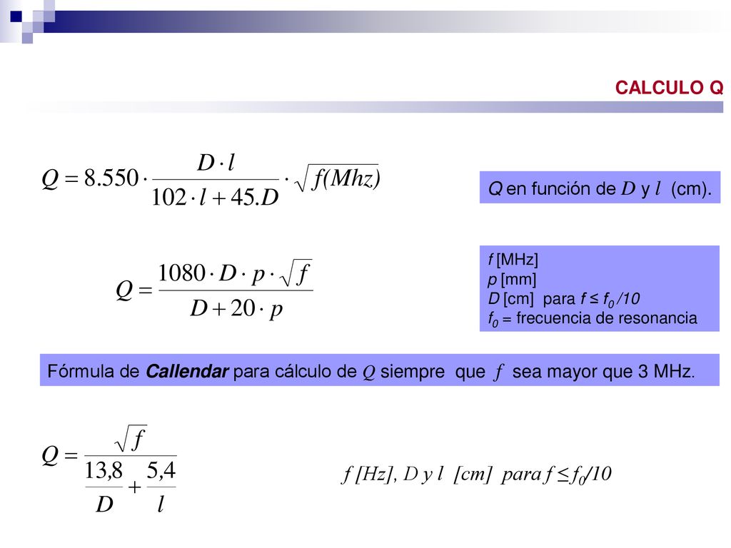f [Hz], D y l [cm] para f ≤ f0/10