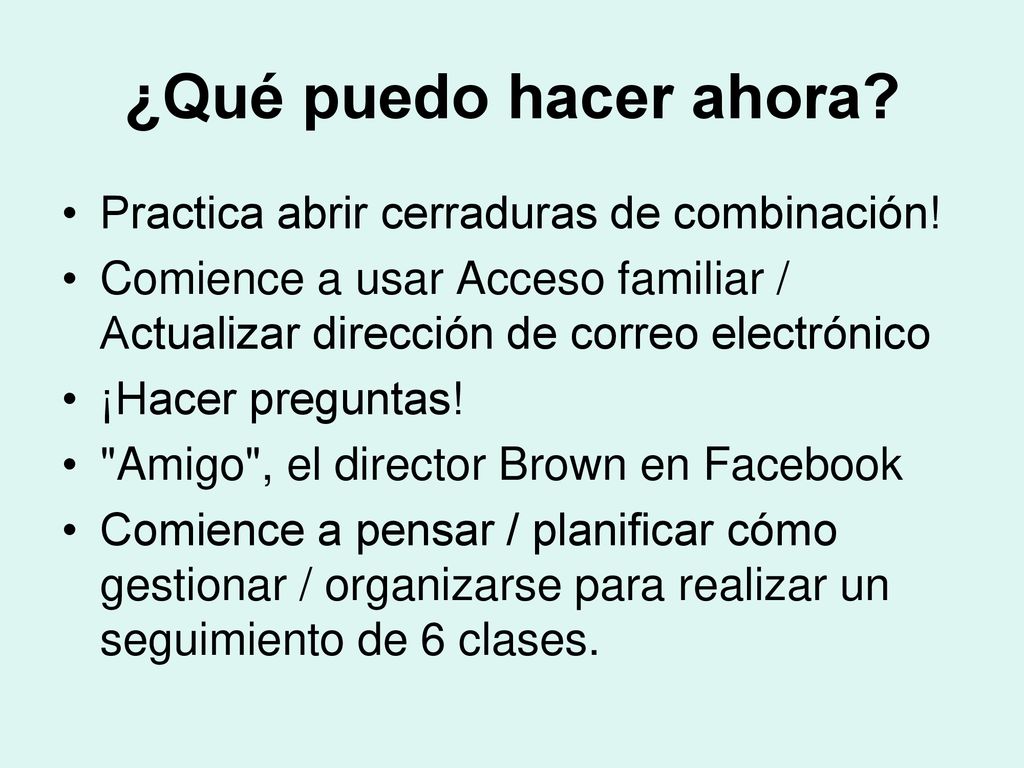 ¿Qué puedo hacer ahora Practica abrir cerraduras de combinación!