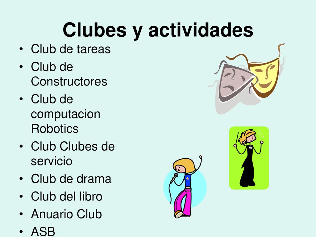 Clubes y actividades Club de tareas Club de Constructores