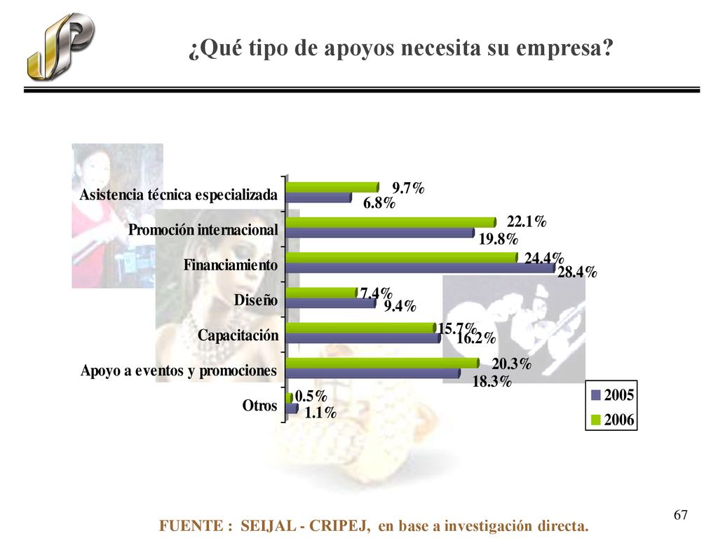 ¿Qué tipo de apoyos necesita su empresa