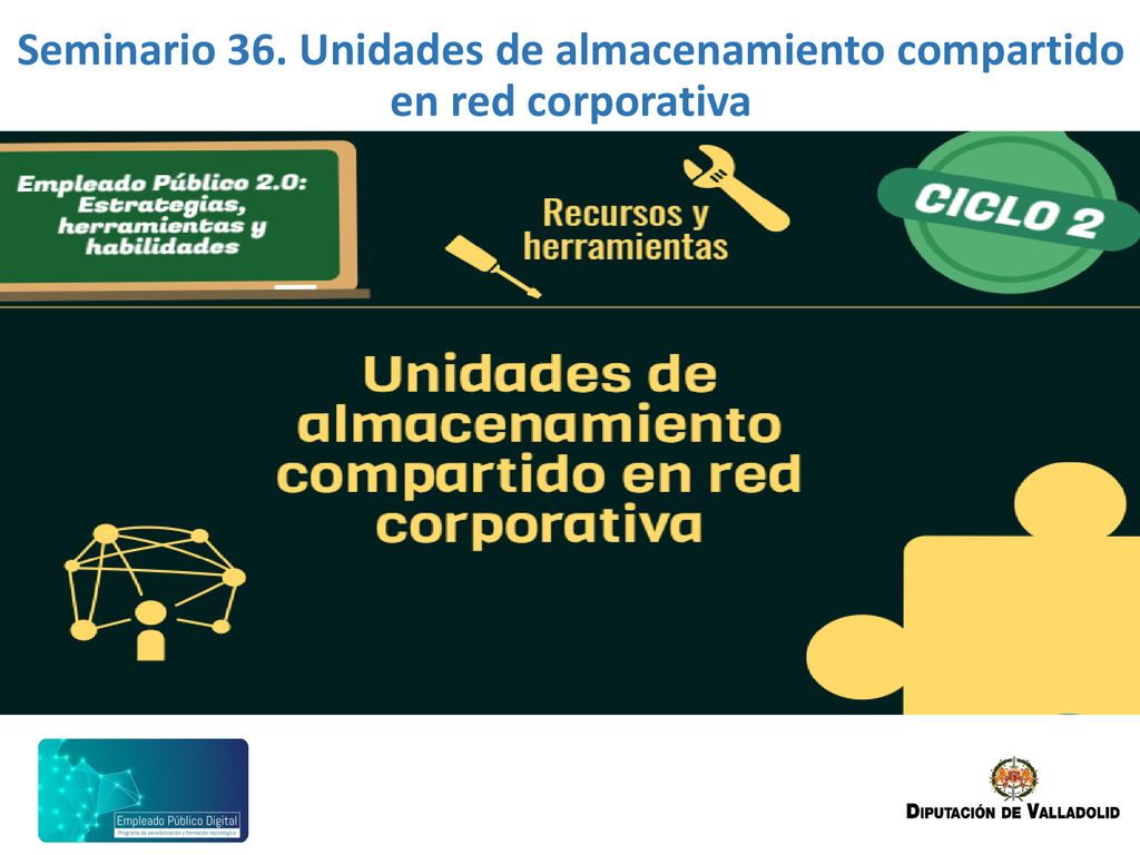 Seminario 36. Unidades de almacenamiento compartido en red corporativa