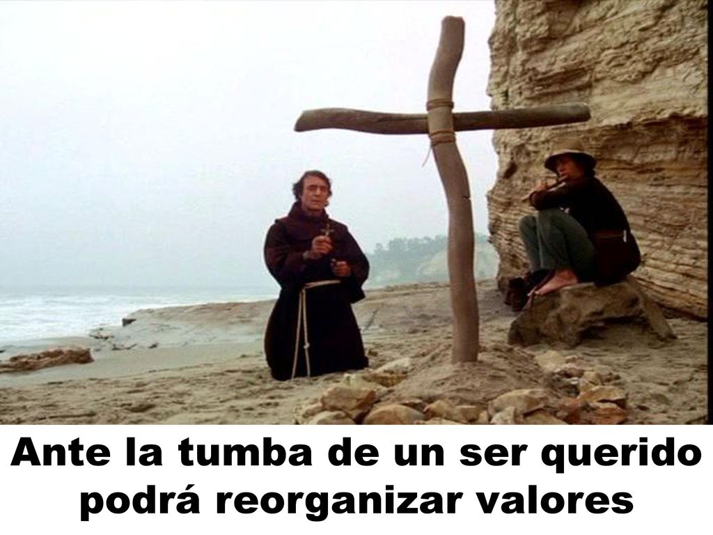 Ante la tumba de un ser querido podrá reorganizar valores