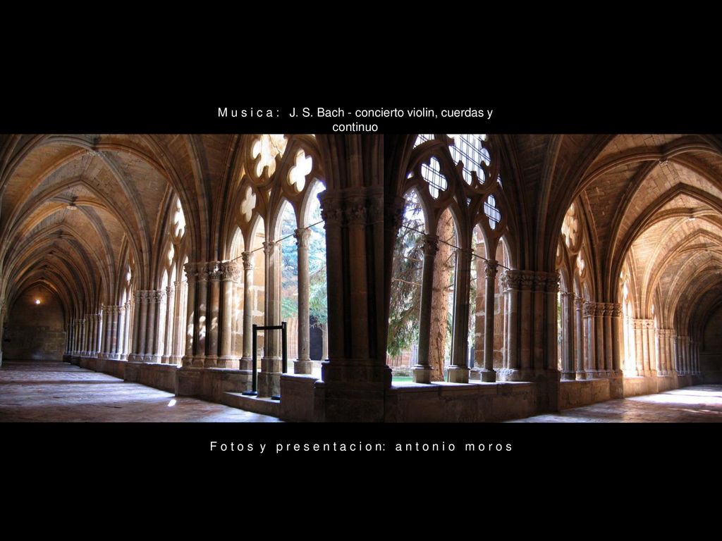 M u s i c a : J. S. Bach - concierto violin, cuerdas y continuo