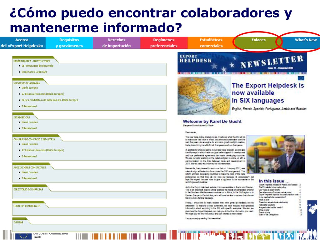 ¿Cómo puedo encontrar colaboradores y mantenerme informado