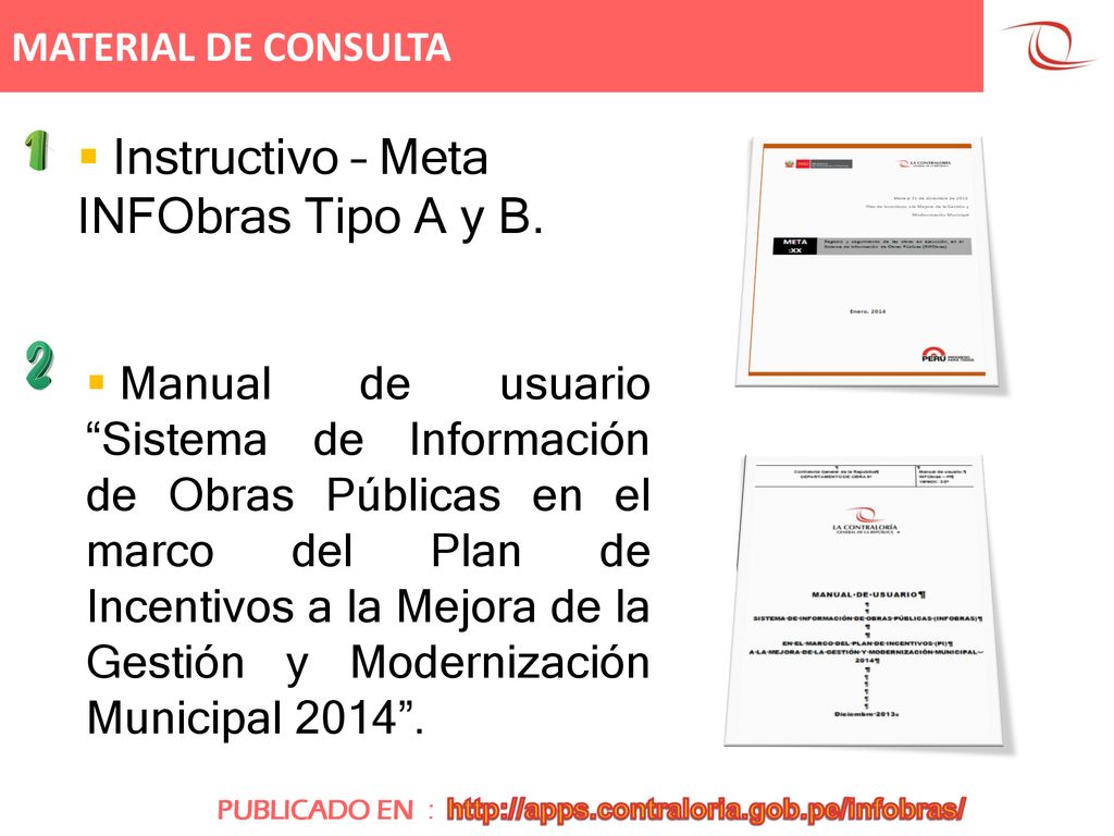 Instructivo – Meta INFObras Tipo A y B.