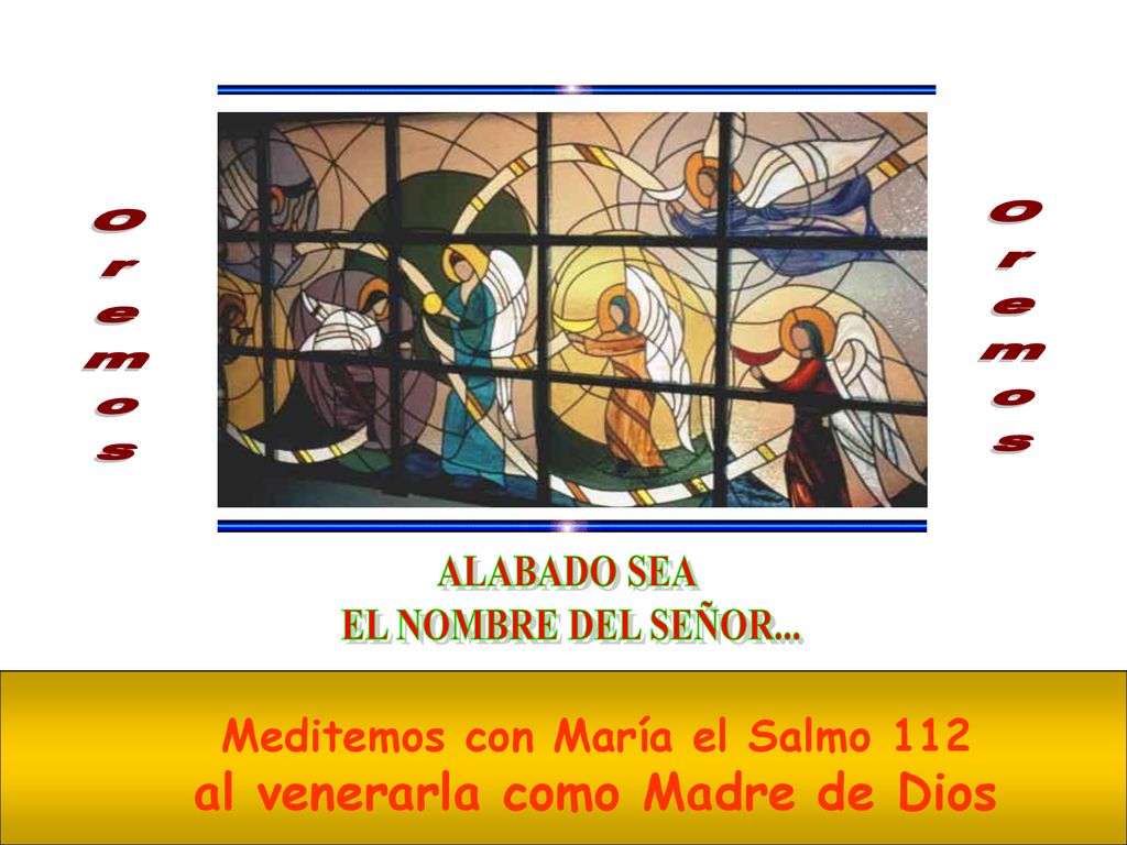 Meditemos con María el Salmo 112 al venerarla como Madre de Dios