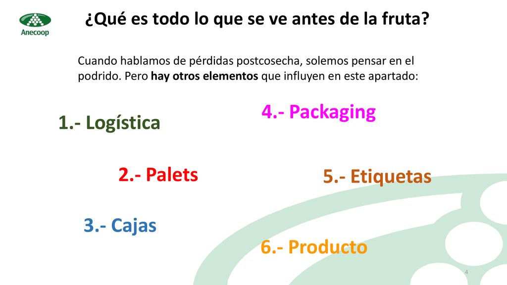 ¿Qué es todo lo que se ve antes de la fruta