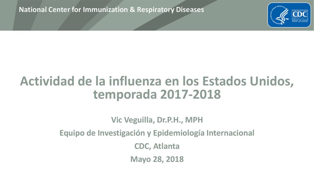 Actividad de la influenza en los Estados Unidos, temporada