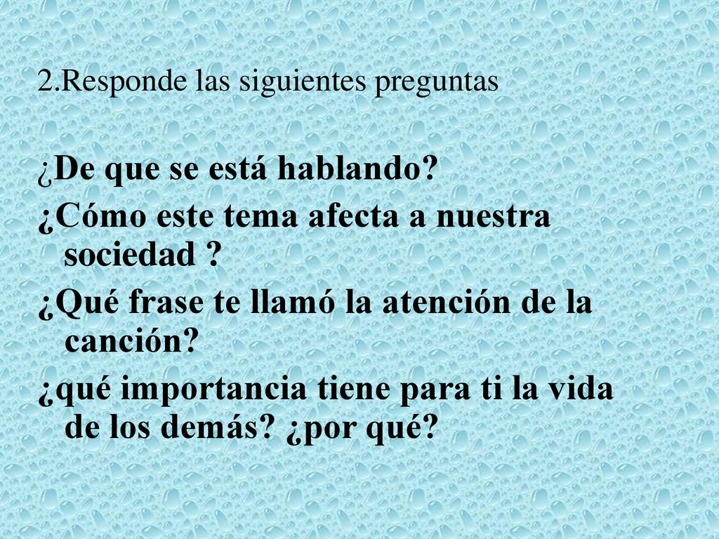 ¿De que se está hablando ¿Cómo este tema afecta a nuestra sociedad