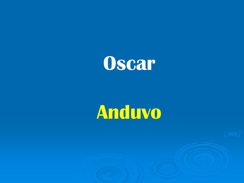 Oscar Anduvo