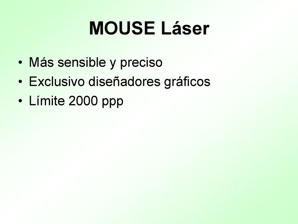 MOUSE Láser Más sensible y preciso Exclusivo diseñadores gráficos